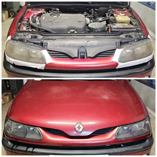 Pulido Faros de coche restauración de faros