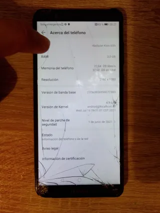 Huawei P smart Negro