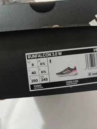 Zapatillas Adidas Runfalcon 3.0 w Gris/Rosa