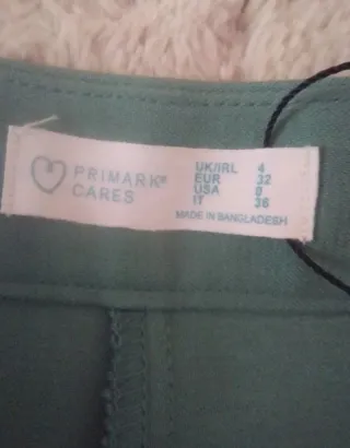 Pantalón verde mujer