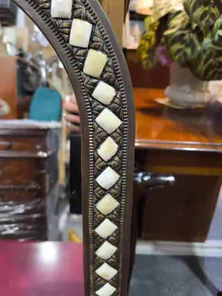 Espejo Antiguo Étnico Decorado