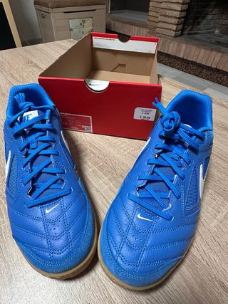 Zapatillas Fútbol Sala Nike Gato Azul A estrenar