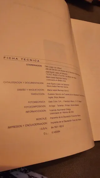 Libro Catálogo III Museo Fournier Naipes Álava