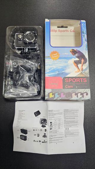 Cámara Deportiva Full HD 1080p