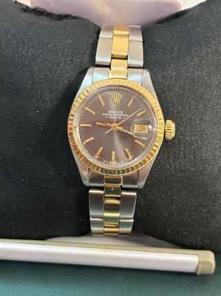 Rolex Oyster Perpetual Date Oro/Acero Señora