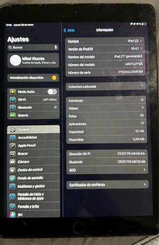 Ipad 7 32gb + Apple pencil