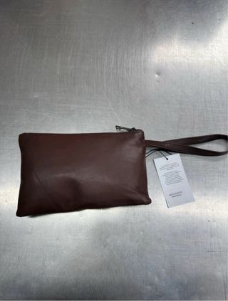Pochette in vera pelle made in italy