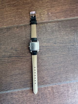 Orologio Vintage Nero in Quartz Ecopelle - Nuovo