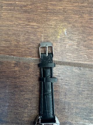 Orologio Vintage Nero in Quartz Ecopelle - Nuovo