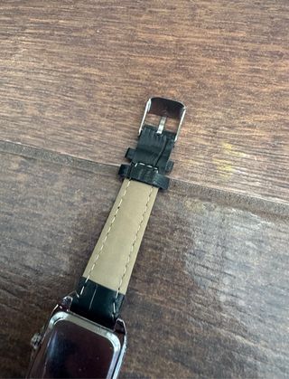 Orologio Vintage Nero in Quartz Ecopelle - Nuovo