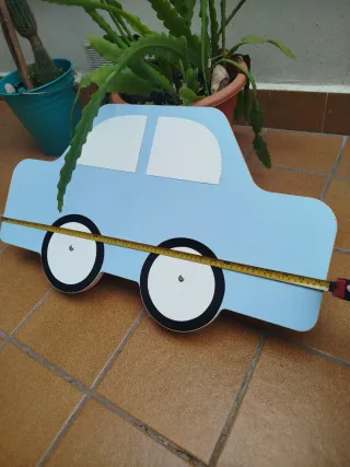 Barrera Cama Infantil Coche Azul
