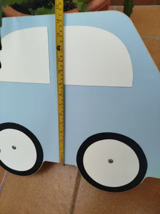 Barrera Cama Infantil Coche Azul