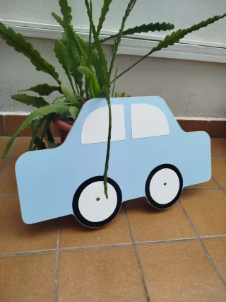 Barrera Cama Infantil Coche Azul