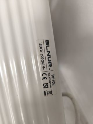 Radiador Eléctrico ABARRÓN 1250W 88cm