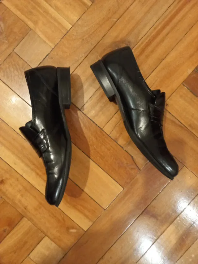 Zapatos piel de vestir negros