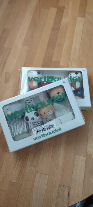 Pack Marionetas de animales para bebé Vertbaudet
