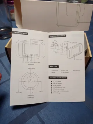Videoportero HD con Cámara y Detector