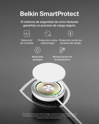 Belkin Cargador Inalámbrico Compatible con MagSafe