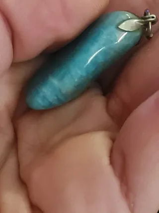 Amazonita Natural y plata