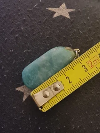 Amazonita Natural y plata