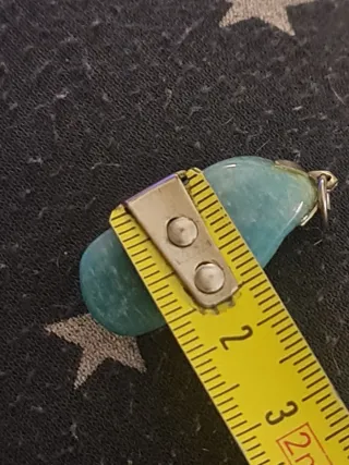 Amazonita Natural y plata