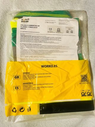 Polo de trabajo reflectante de Manga Corta Talla M