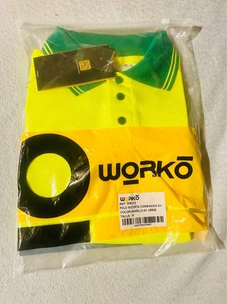Polo de trabajo reflectante de Manga Corta Talla M