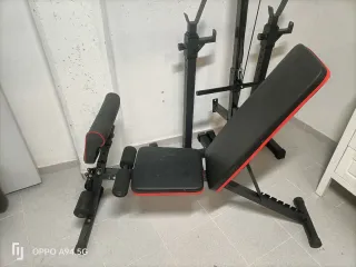 Banco multifunción para gimnasio