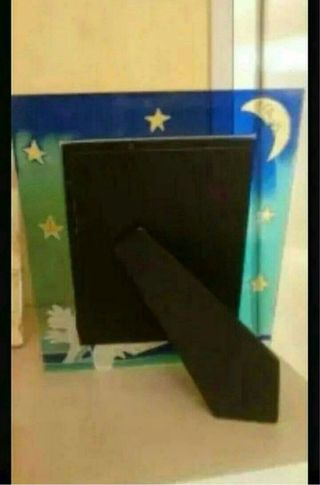 Portafotos cristal luna y delfines 15x20