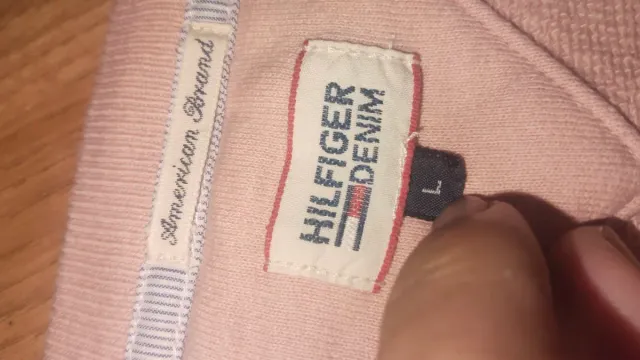 Sudadera Tommy Hilfiger 85 Beige/Azul