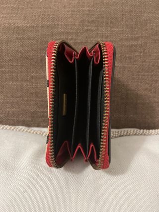 Monedero Tarjetero TOUS Beige y Negro