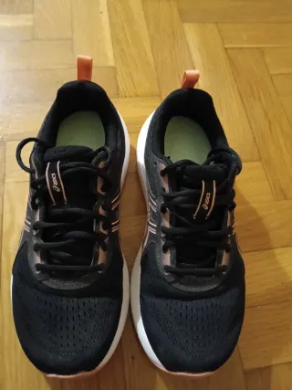 Zapatillas Asics Running Mujer Negro/Rosa