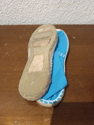 Alpargatas azules