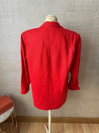 Chaqueta Kenzo Vintage Roja Bordada