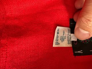 Chaqueta Kenzo Vintage Roja Bordada