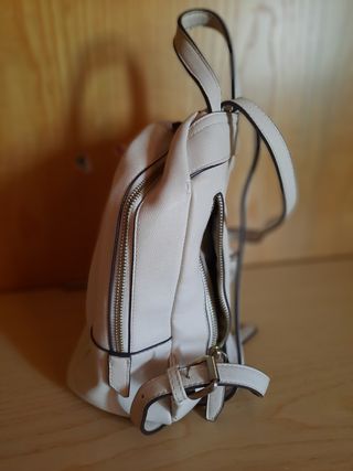 Zaino La Martina avorio con Logo Oro