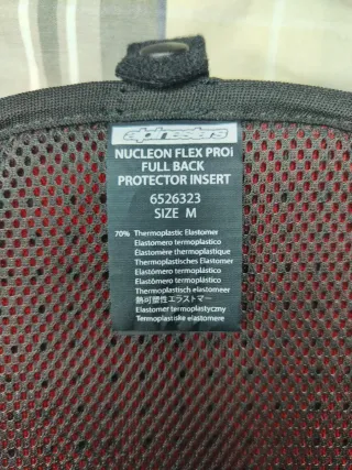 Paraschiena Alpinestars Nucleon Flex Pro