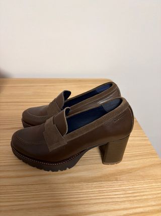 Zapatos Callaghan Marrones Tacón