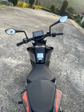 KTM Duke 125 gris/naranja