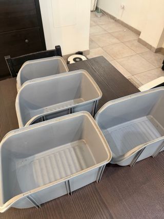 Conjunto 3 Cajones Organizadores Grises