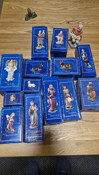 Figuras Belén Nacimiento Reyes Magos Pastor