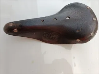 Sella bici vintage in pelle Robur sellino