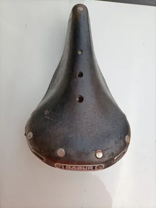 Sella bici vintage in pelle Robur sellino