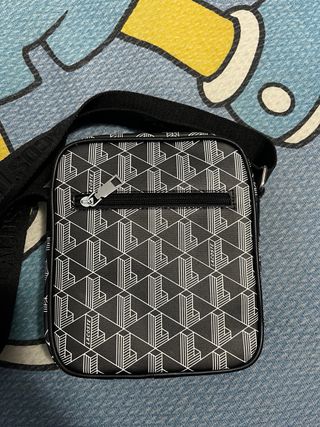 Riñonera Lacoste Negra con Logo