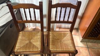 Tavolo da pranzo estensibile in legno + 6 sedie