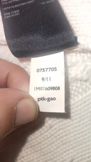 Jersey Tommy Hilfiger Blanco Talla L