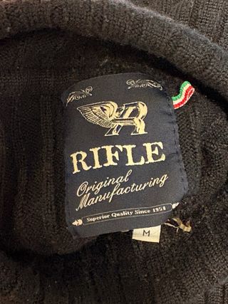 Maglione dolcevita Rifle nero