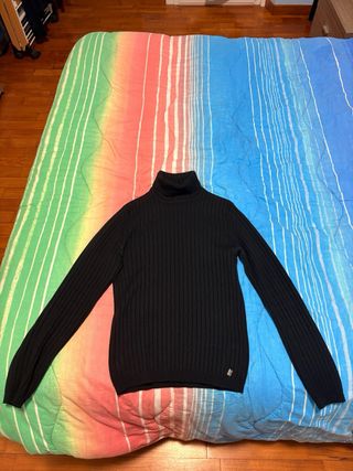 Maglione dolcevita Rifle nero