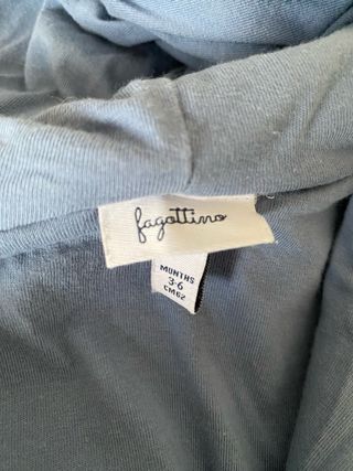 Maglione bimbo a righe con cappuccio