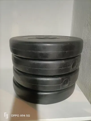 Polea pared y discos